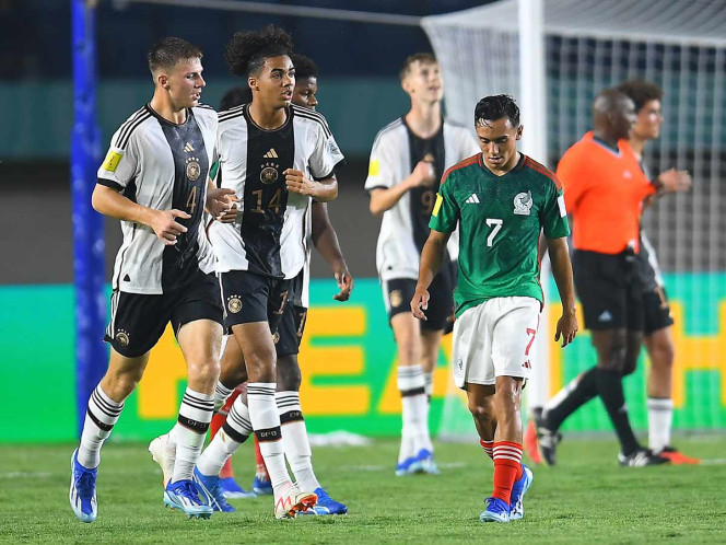 México cae ante Alemania en su debut dentro del Mundial Sub 17