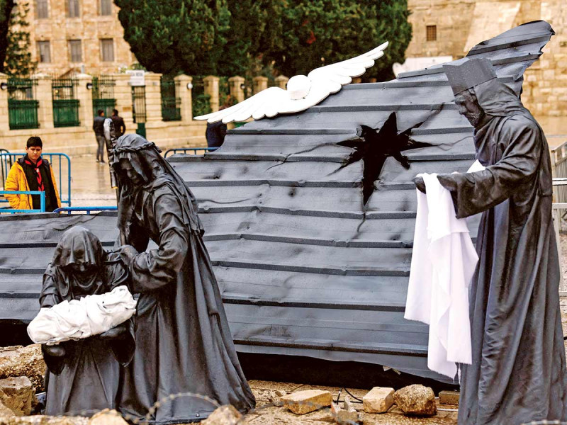 Paz, deseo de Navidad; Israel: pagamos un alto costo por la guerra