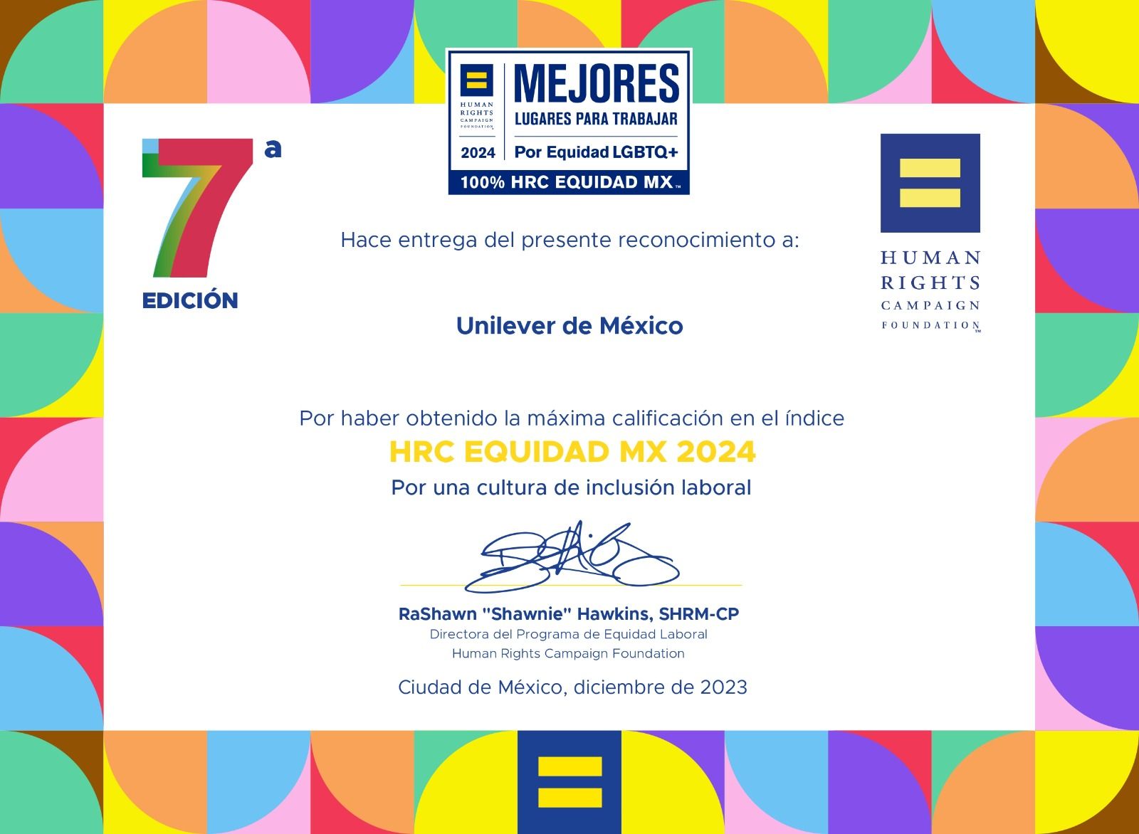 Unilever México, una de las mejores empresas para trabajar LGBTQ+