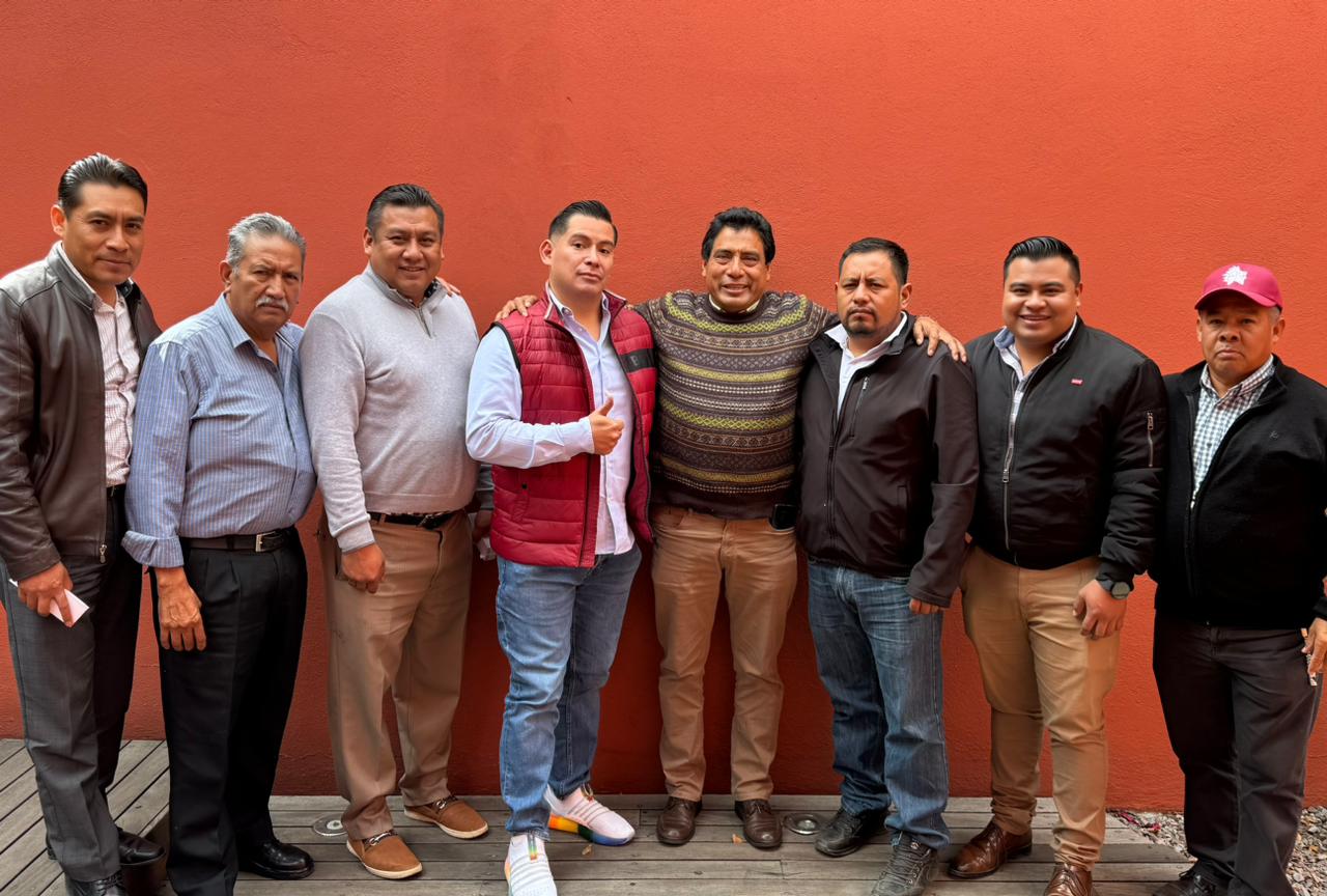 Se reúne Sergio Angelo con Presidentes de Juntas Auxiliares de San Pedro Cholula