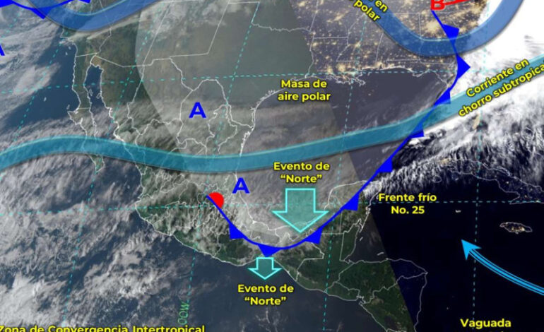 Por el frente frío 17 siguen las bajas temperaturas en México