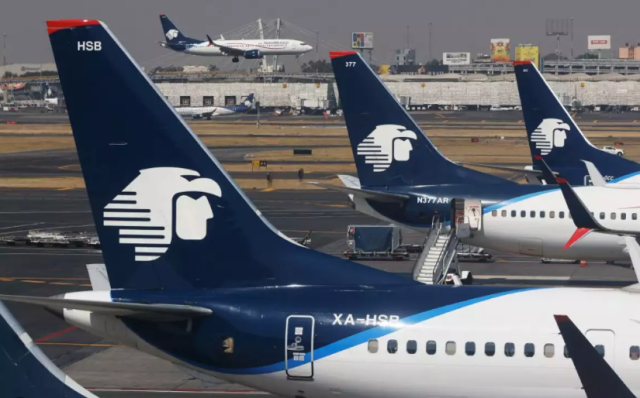 Aeroméxico mantiene en tierra 19 aviones Boeing tras incidente con Alaska Airlines