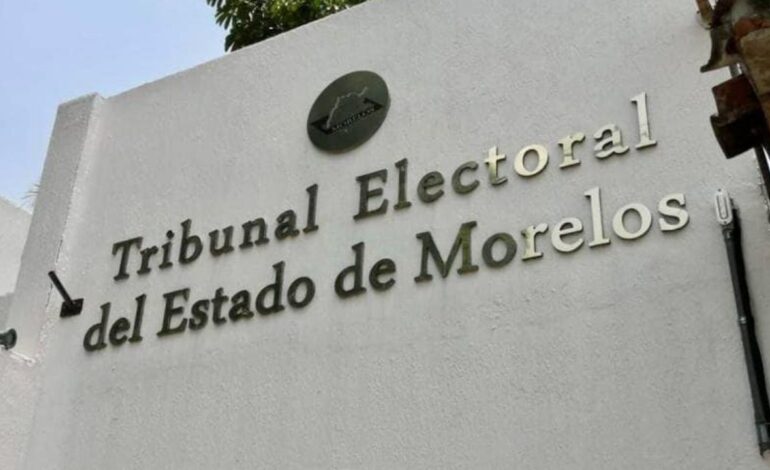 Registran balacera a las afueras del Tribunal Electoral de Estado de Morelos