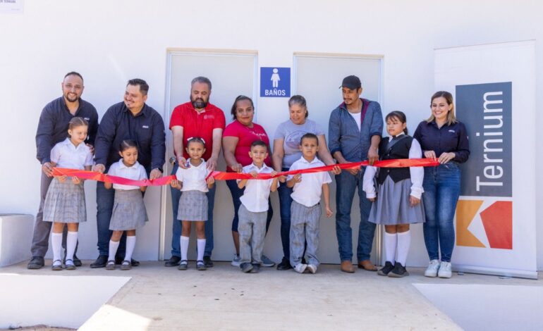 Ternium colabora a la reconstrucción y equipamiento de escuelas en Michoacán