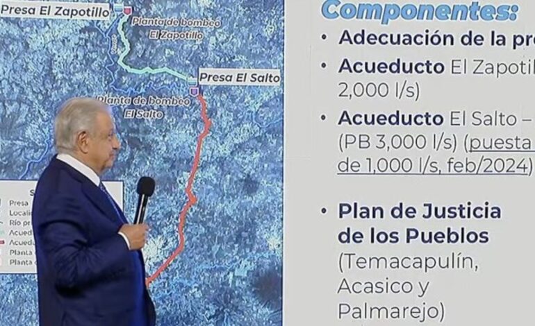 Gobierno Federal invertirá 96 mil millones en proyectos hídricos: Conagua