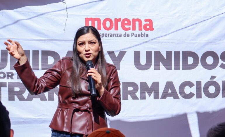 Se mantiene firme Claudia Rivera en sus aspiraciones a la alcaldía de Puebla