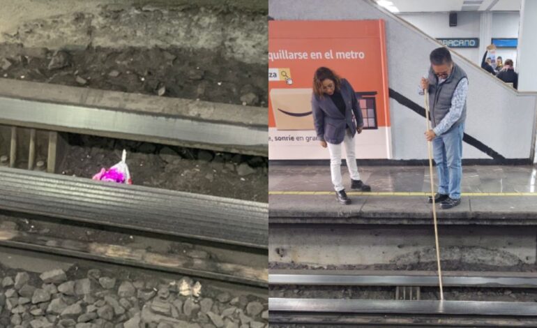 Metro presenta retrasos por globo del “Día del Amor y la Amistad” en la Línea 2