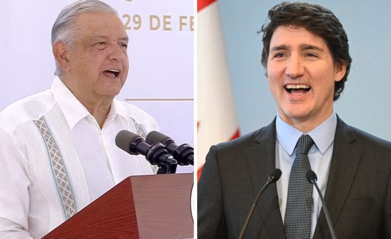 AMLO reprocha a Trudeau por visado a mexicanos; recuerda ayuda en T-MEC