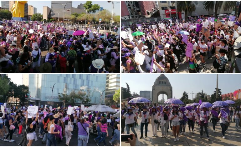 #8M Miles de mujeres marchan en CDMX porque violencia en su contra no cesa