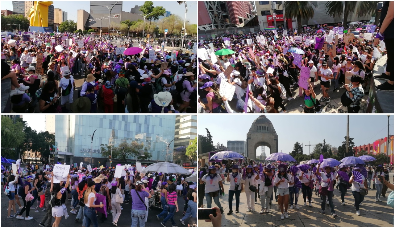 #8M Miles de mujeres marchan en CDMX porque violencia en su contra no cesa