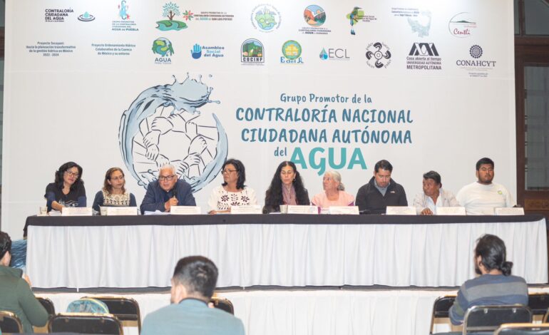 Crean grupo promotor de la Contraloría Nacional Autónoma del Agua