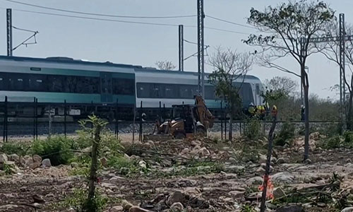 Se investiga si descarrilamiento de vagón del Tren Maya fue intencional o un error: López Obrador