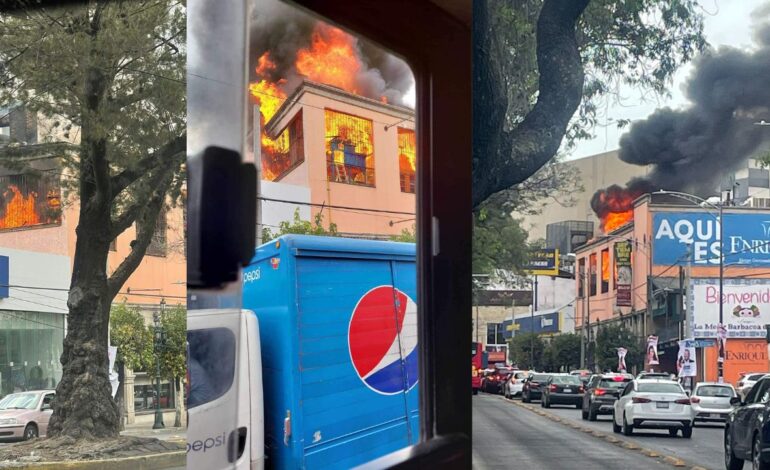 Incendio consume parte del restaurante Enríquez, al sur de la CDMX