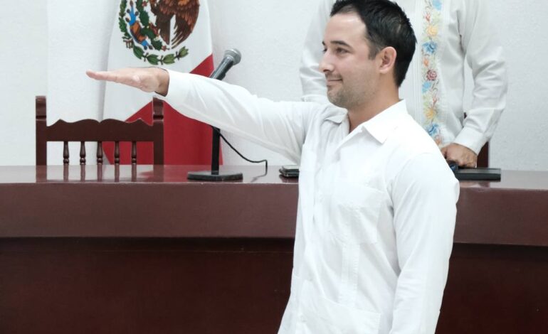 El morenista Pablo Gutiérrez asumió este martes la presidencia municipal interina de Benito Juárez – Cancún