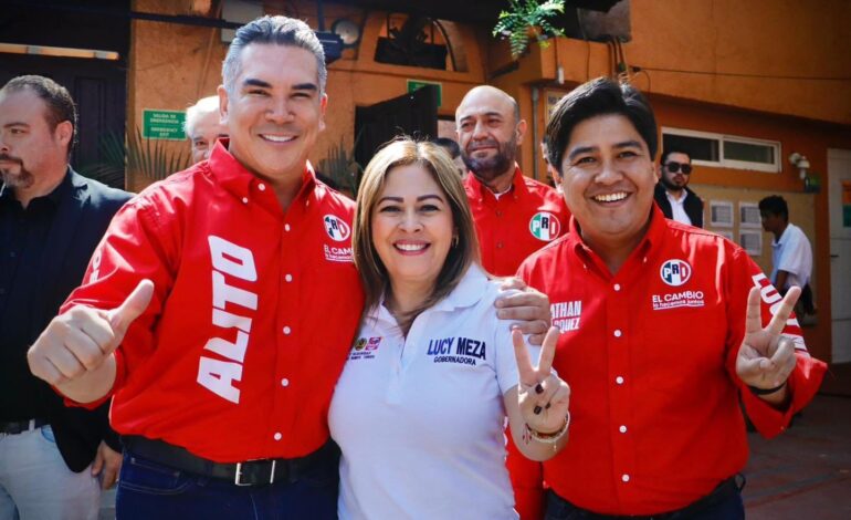 Sin el PAN y el PRD Alito refrenda la paternidad del PRI en la campaña de Lucy Meza