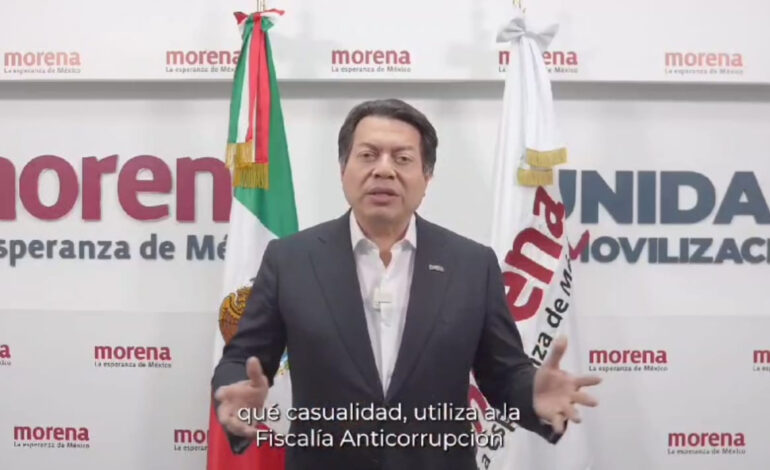 Gobernadora de Chihuahua busca tirar al candidato Cruz Pérez, puntero de Morena en Juárez: Mario Delgado