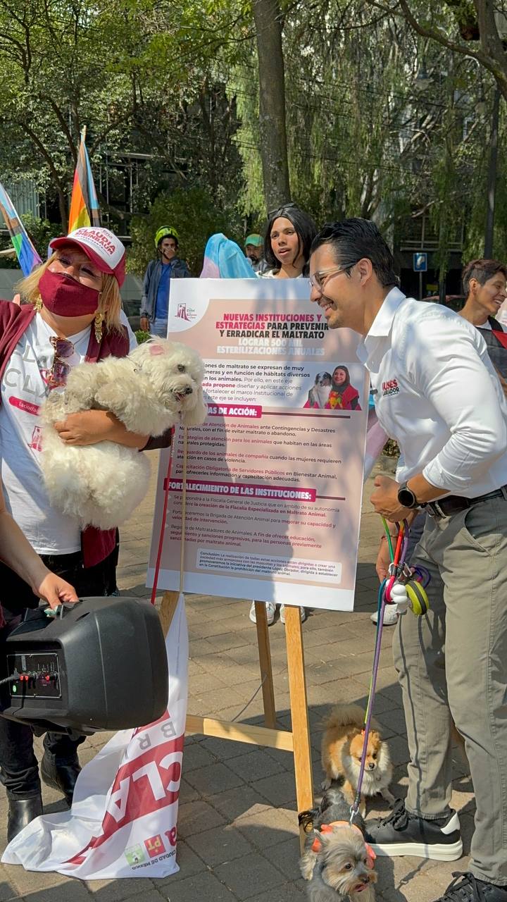 “Hagamos de la Ciudad de México un ejemplo de empatía con los animales”: Ulises Labrador