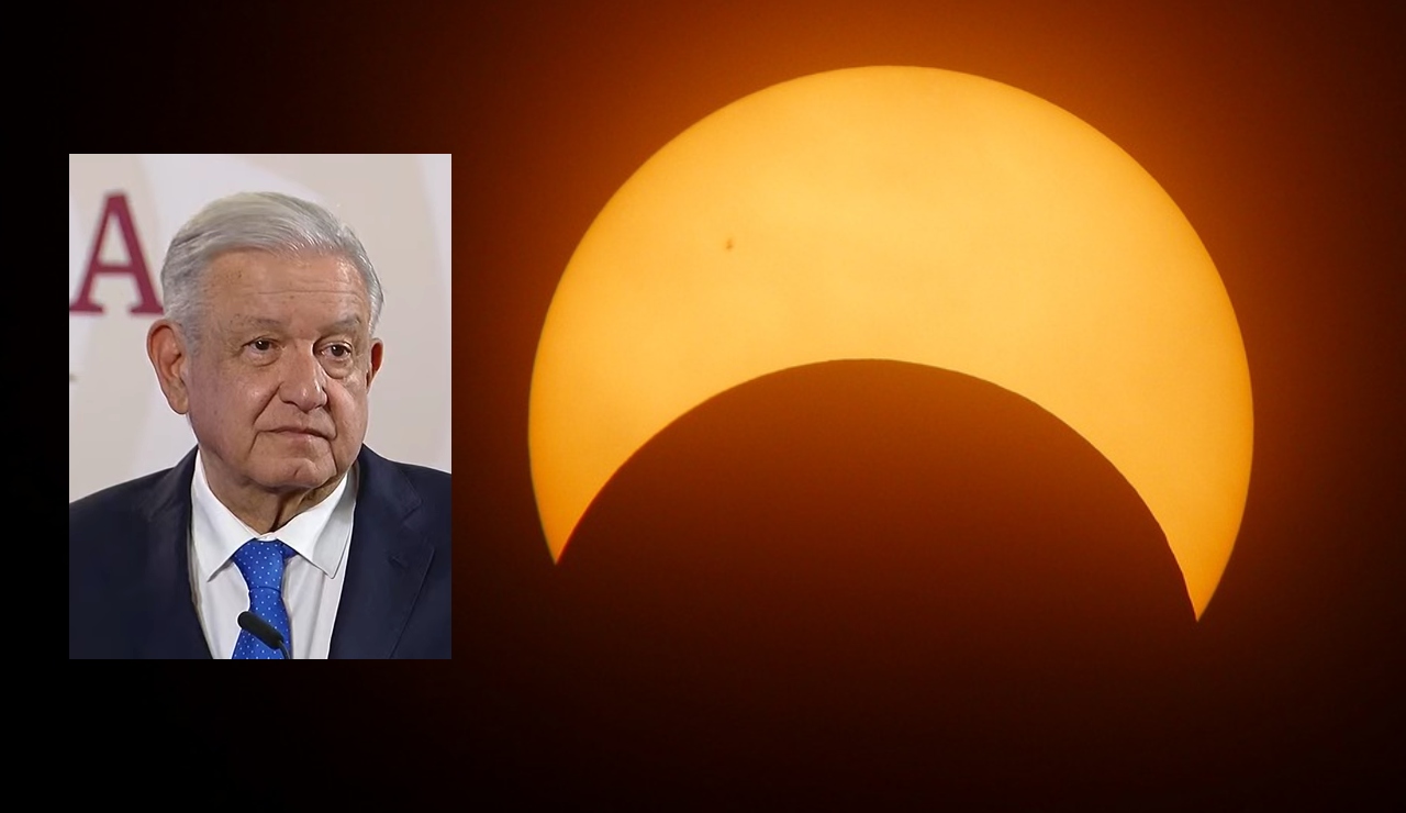 Convertirá AMLO “mañanera” en taller sobre el eclipse del próximo 8 de abril