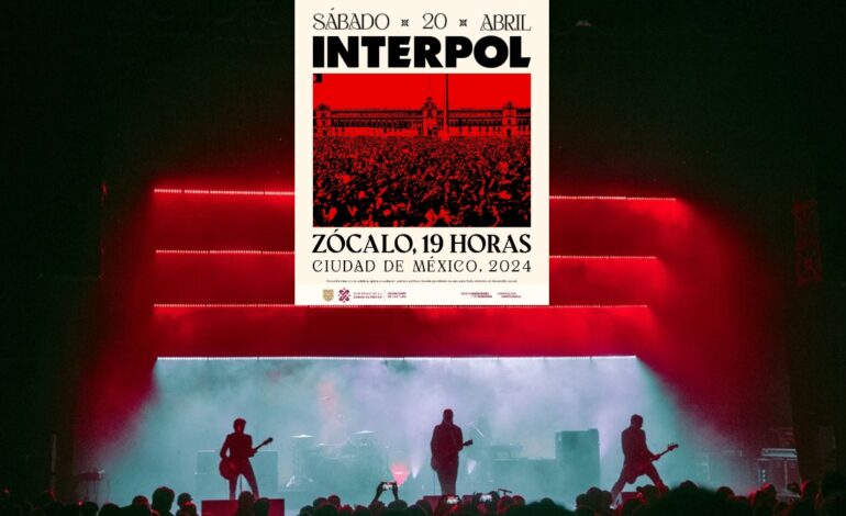 El Zócalo se llenará de música de Interpol