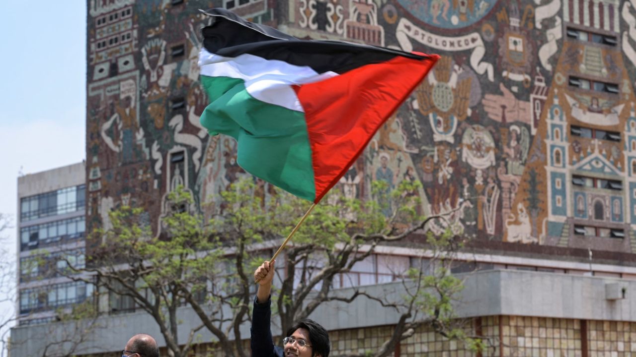 UNAM garantiza respeto a campamento pro Palestina en Ciudad Universitaria