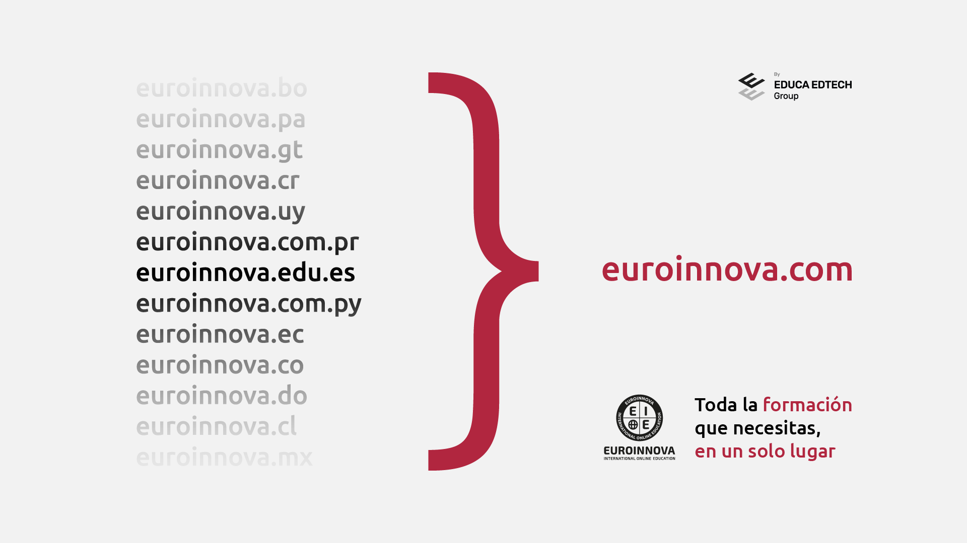 Euroinnova consolida su expansión global con la migración de todos sus dominios a un único sitio web