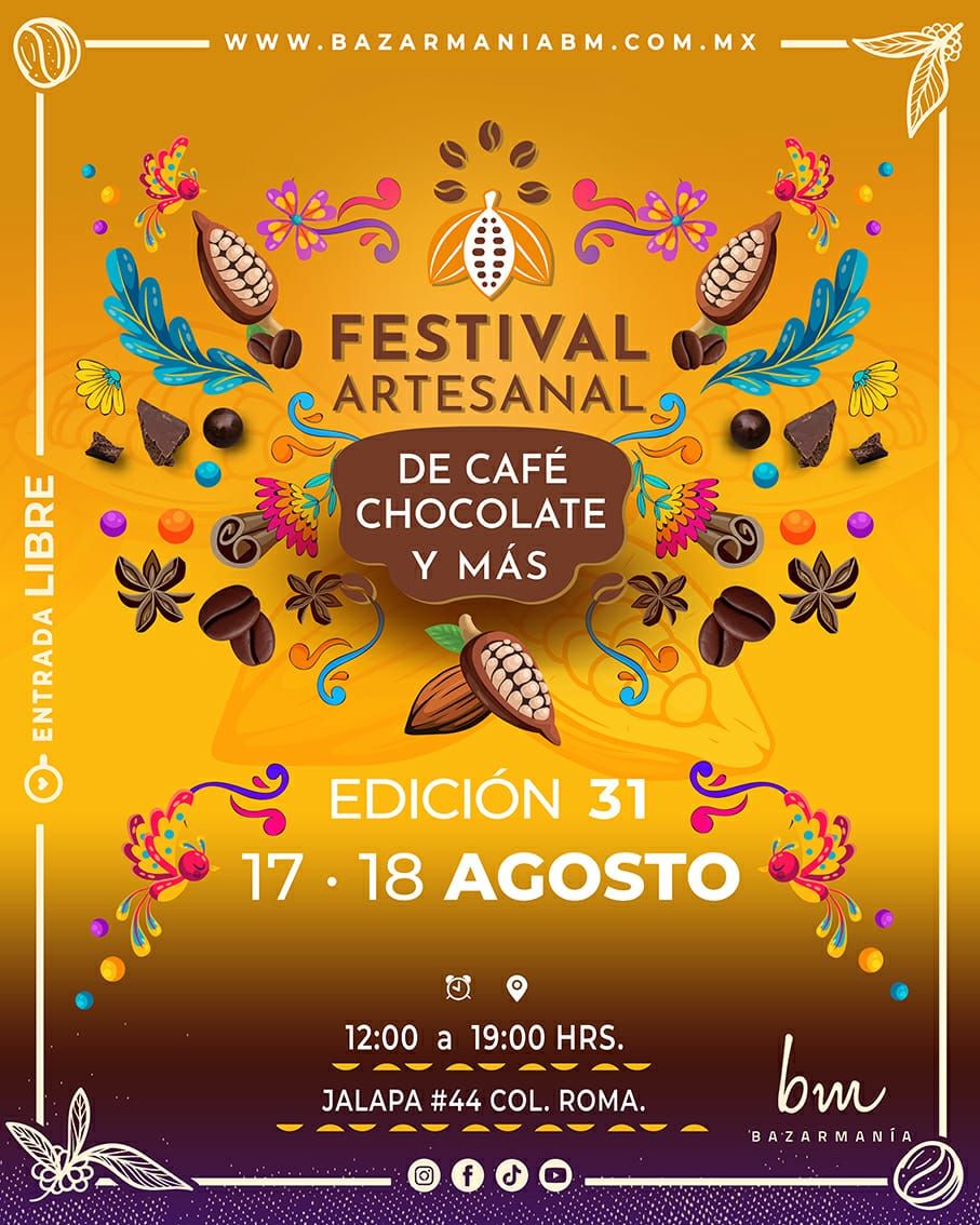 Festival Artesanal de Café, Chocolate y más: escaparate de emprendedores que impulsa economía local
